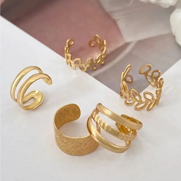 Gold Ear Cuff Set - Picture 3 of 3